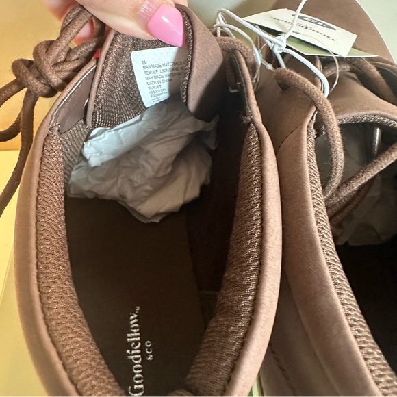 New Goodfellow Men’s Gibson Brown Faux Suede Brown Chukka Boot Size 13 - Picture 5 of 9